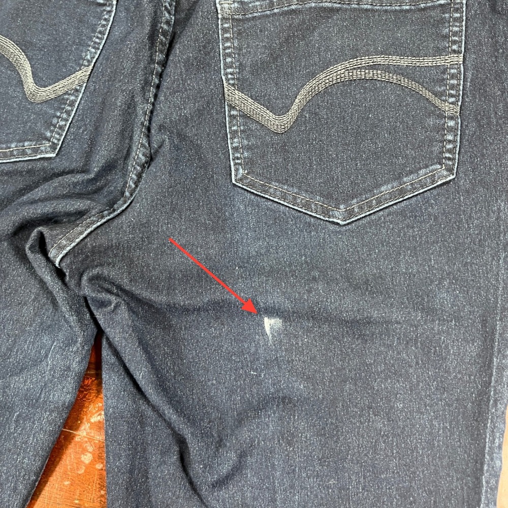 Riders by Lee Women Dark Wash Mid Rise Bootcut Jeans 16L 1BMBAW1 - Picture 10 of 10